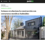 Scimaca revoluciona la construcción con estructuras metálicas habitables | Punto Biz